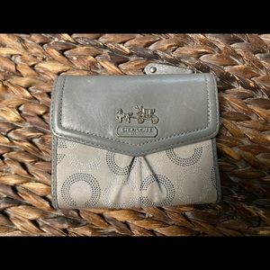Coach trifold signature wallet